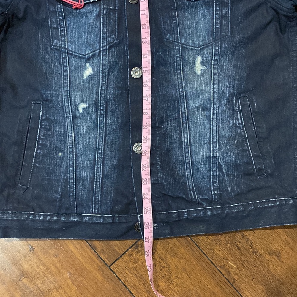 NWT Cult of Individuality SAMPLE Heritage Denim & Suede Jean Jacket #C65 - Picture 15 of 16